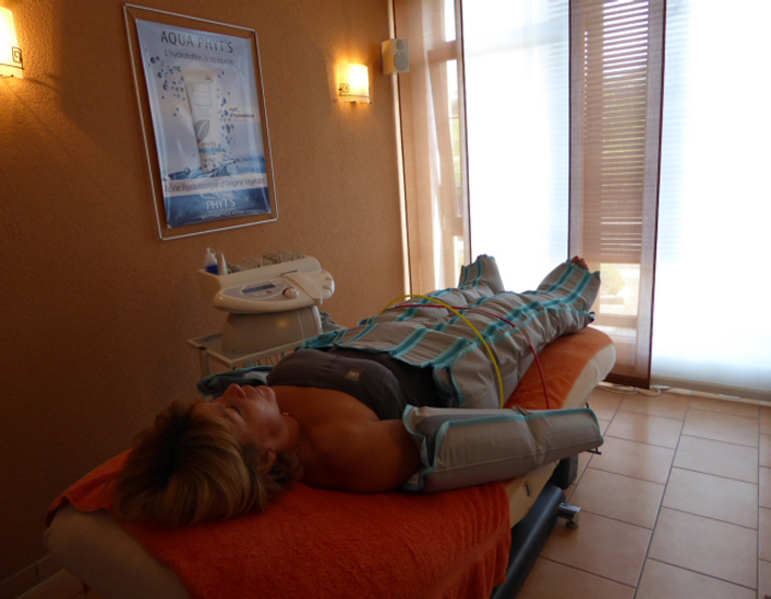 Soins du corps amincissants pressotherapie Espace 7